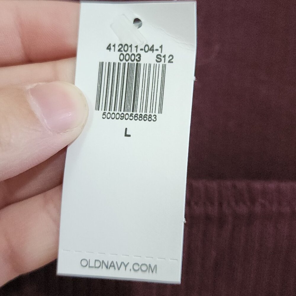 Old Navy Brown Ribbed Square Neck Long Sleeve Body Suit Women's Size Large - Picture 10 of 11